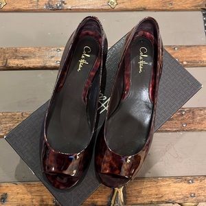 Cole Haan Tortoise Patent Ballet Woman’s Shoe